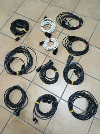 Cables alargadores de 2x1,5 mm
