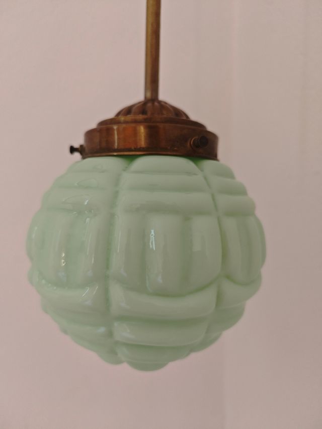 Lámpara Opalina Antigua