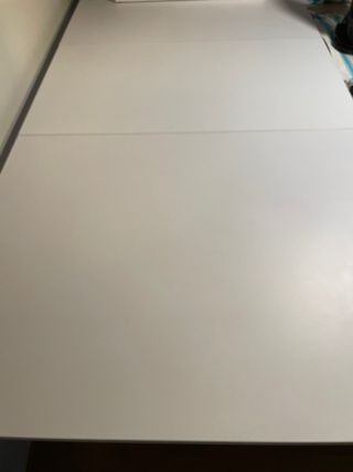 Mesa comedor extensible blanca