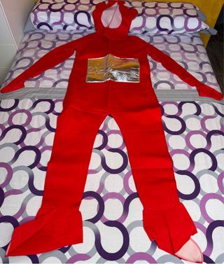 Disfraz Teletubbie rojo talla S