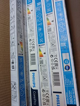 Pack 6× Philips LED Tube T8 1200mm 15.5W/86