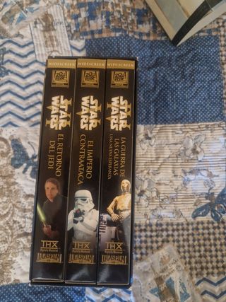 Trilogía Star Wars VHS Widescreen