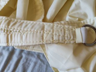 Toldo vela triangular beige