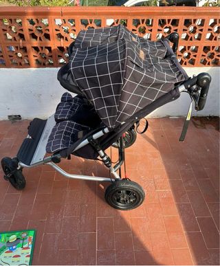Carro gemelar+capazos+hamacas+grupo 0 y base isofi