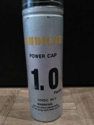 Condensador Audican 1.0 Farad - 20VDC