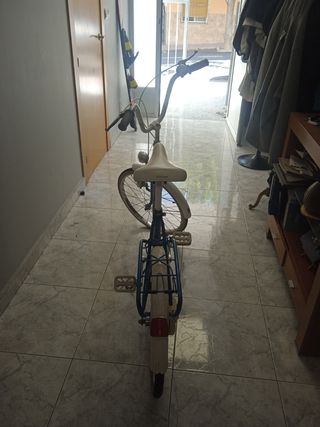 Bicicleta BH plegable azul