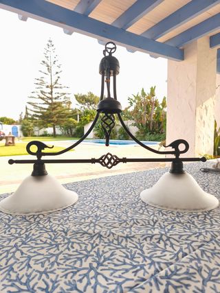 Lampara de techo 2 luces