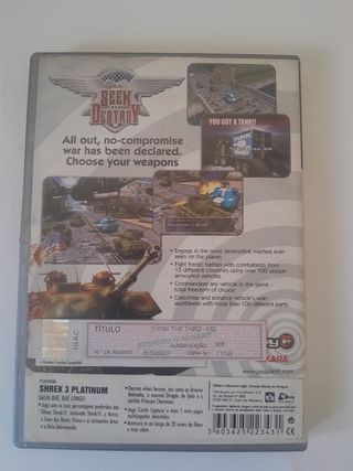 Seek and Destroy PS2 (PlayStation 2)