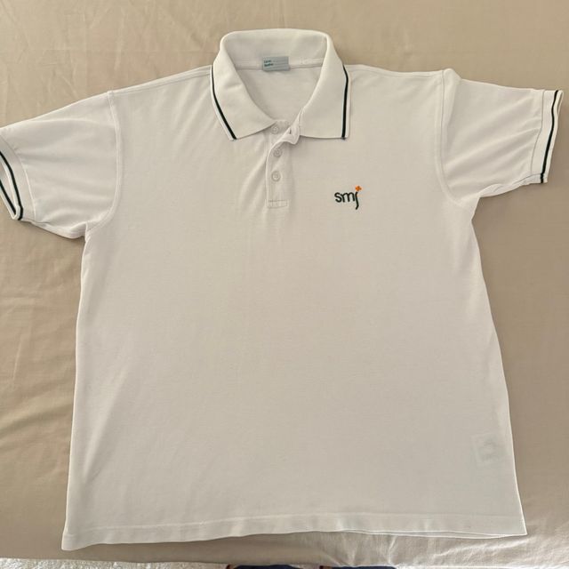 Polo SMJ blanco - Talla M