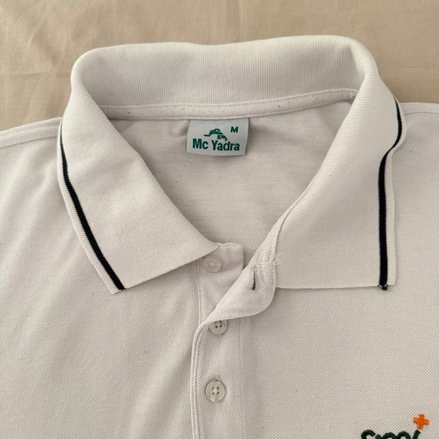 Polo SMJ blanco - Talla M