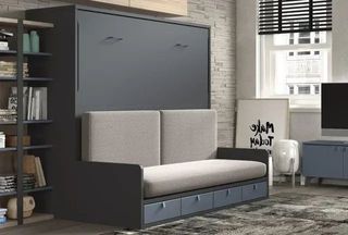 CAMA ABATIBLE CON SOFA INCORPORADO