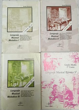 Lenguaje Musical varios libros 7€ unidad