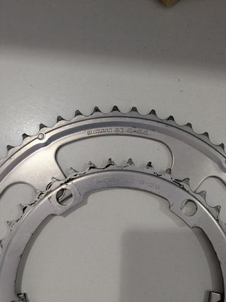 Platos Shimano 53-39 Bicicleta