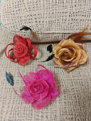 Adornos para el pelo: Rosas