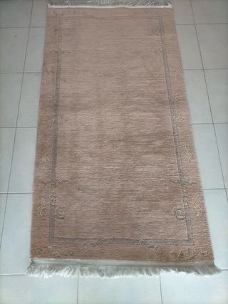 Alfombra beige lana