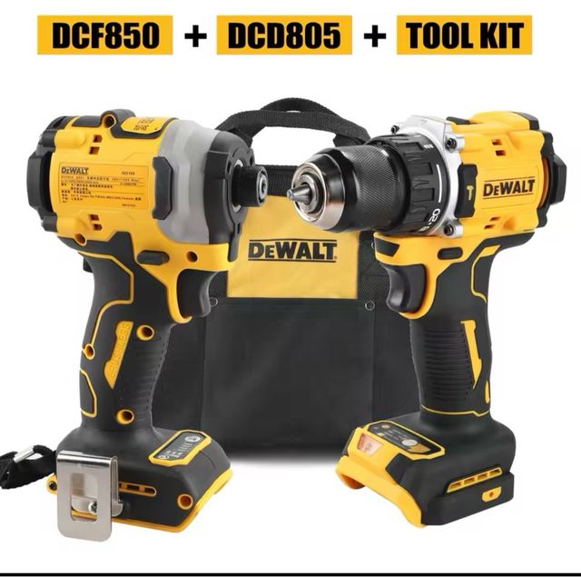 Atornillador y taladro dewalt  con bolsa 