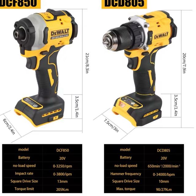 Atornillador y taladro dewalt  con bolsa 