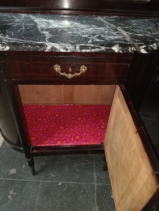 Aparador vintage madera espejo