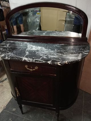 Aparador vintage madera espejo