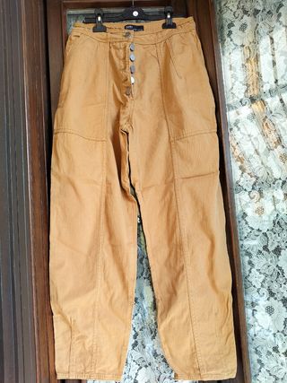 Pantaloni Zuiki senape 