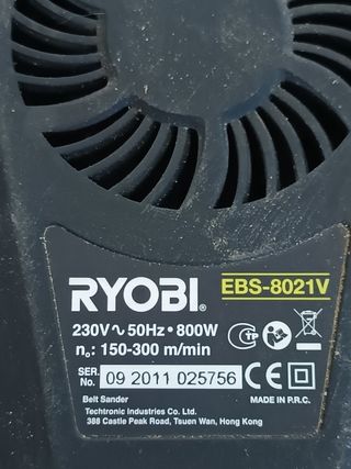 Lijadora Ryobi EBS-8021V