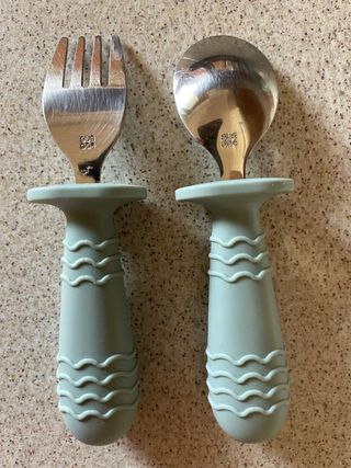 Cubiertos bebé PandaEar - Cuchara y Tenedor