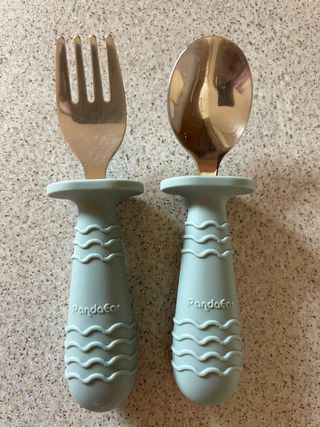 Cubiertos bebé PandaEar - Cuchara y Tenedor