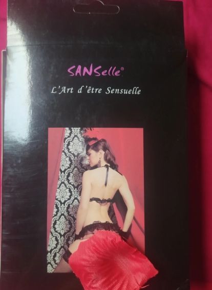 Lencería negra sexy