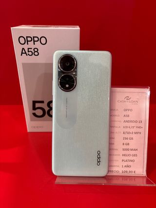 OPPO A58 256GB - Argento