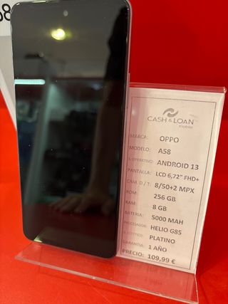 OPPO A58 256GB - Argento
