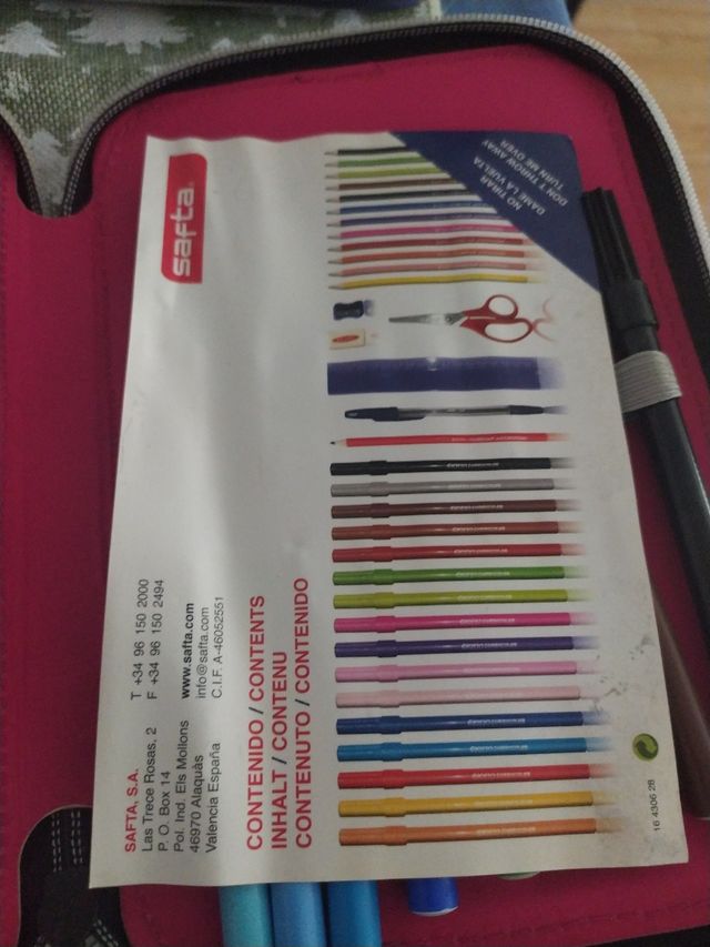 Estojo Diadora, fechos, novo