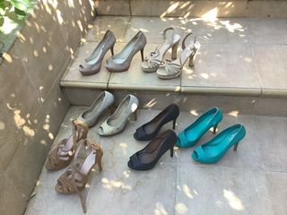 8 Zapatos tacón alto talla 37