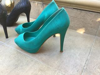 8 Zapatos tacón alto talla 37