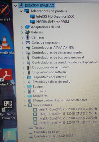 Portatil i5 4x2.7Ghz 4/16gb 1tb 2 Graficas