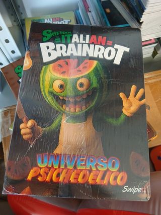 Brainrot set 10 maxi quaderni rigo C e 20 card rt4