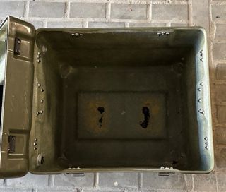 Baúl militar transporte