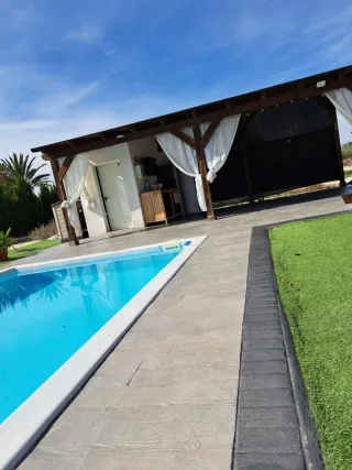 Hormigón impreso Sol y Luna