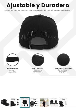 Gorra Onemor negra - Nueva