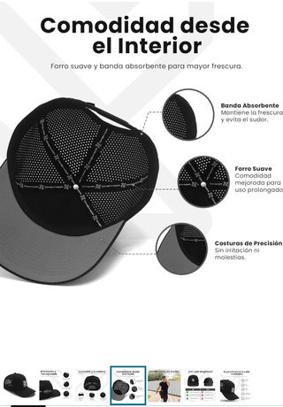 Gorra Onemor negra - Nueva