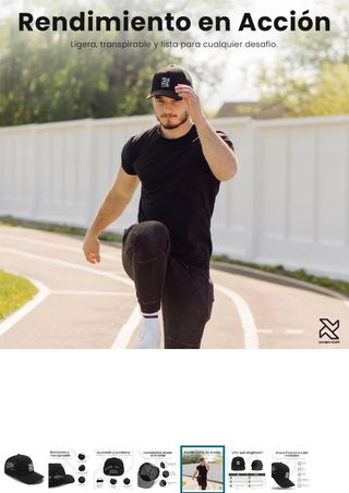 Gorra Onemor negra - Nueva