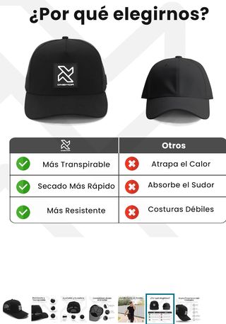 Gorra Onemor negra - Nueva