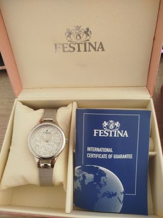 Festina reloj mujer - plata