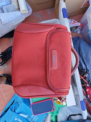 Neceser Samsonite rojo - viaje