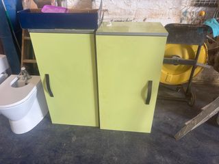 2 Muebles cocina 95x50 - Verde