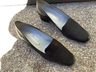 Zapatos negros tacón medio - talla 38
