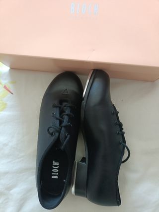 Zapatos de claqué Bloch negros, talla 36
