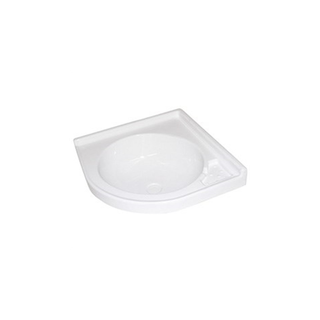 Lavabo esquinero termoformado 420x420 blanco