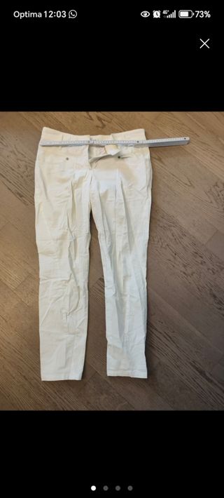 Pantaloni Gunex bianchi tg 44