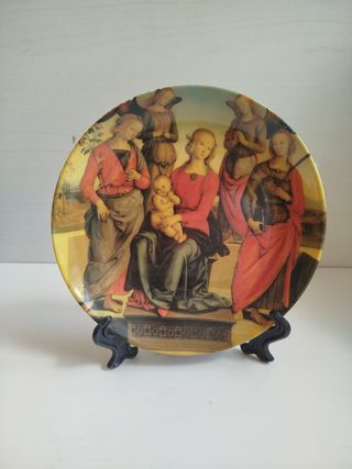 Piatto decorativo Madonna col Bambino