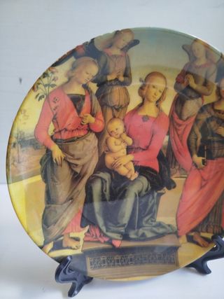 Piatto decorativo Madonna col Bambino